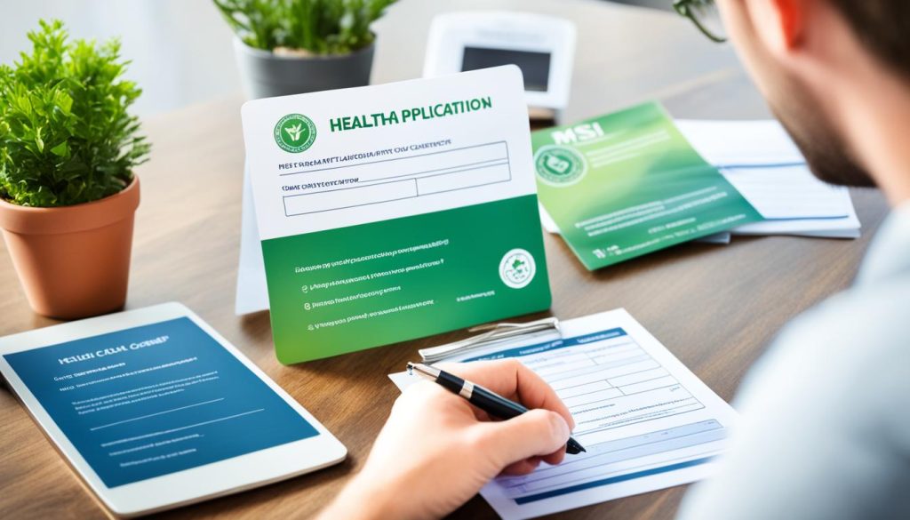 MSI health card application process MSI health card application process