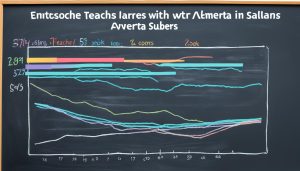 how much do teachers make in alberta