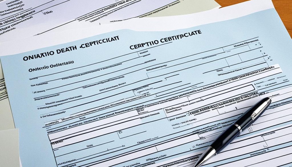 Ontario Death Certificate Application Ontario Death Certificate Application