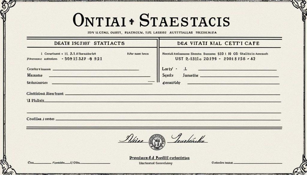 Ontario vital statistics death certificate Ontario vital statistics death certificate