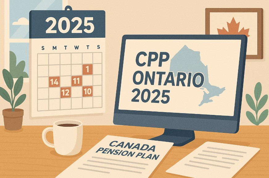cpp payment dates 2025 ontario